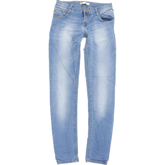 Levi's 711 Kids Women Blue Skinny Slim Stretch Jeans W26 L30