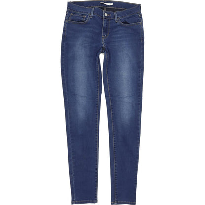 Levi's 710 Super Women Blue Skinny Slim Stretch Jeans W30 L32
