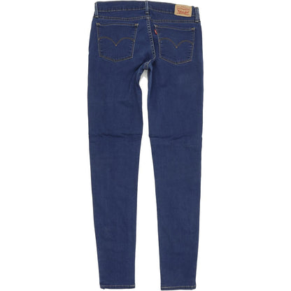 Levi's 710 Super Women Blue Skinny Slim Stretch Jeans W30 L32