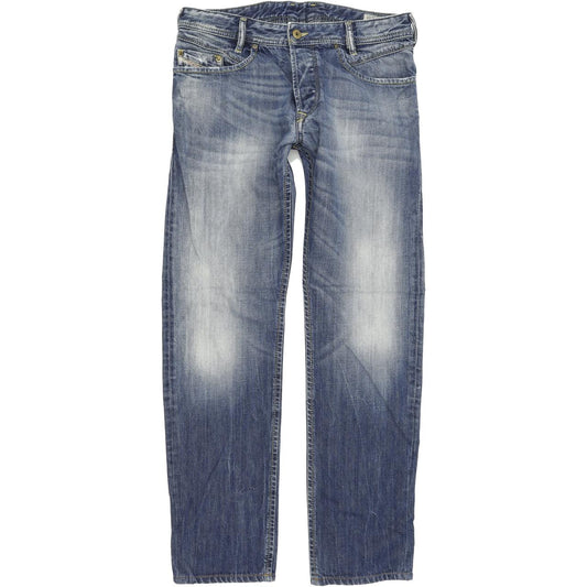 Diesel Iakop 0814A Men Blue Tapered Slim Jeans W30 L31