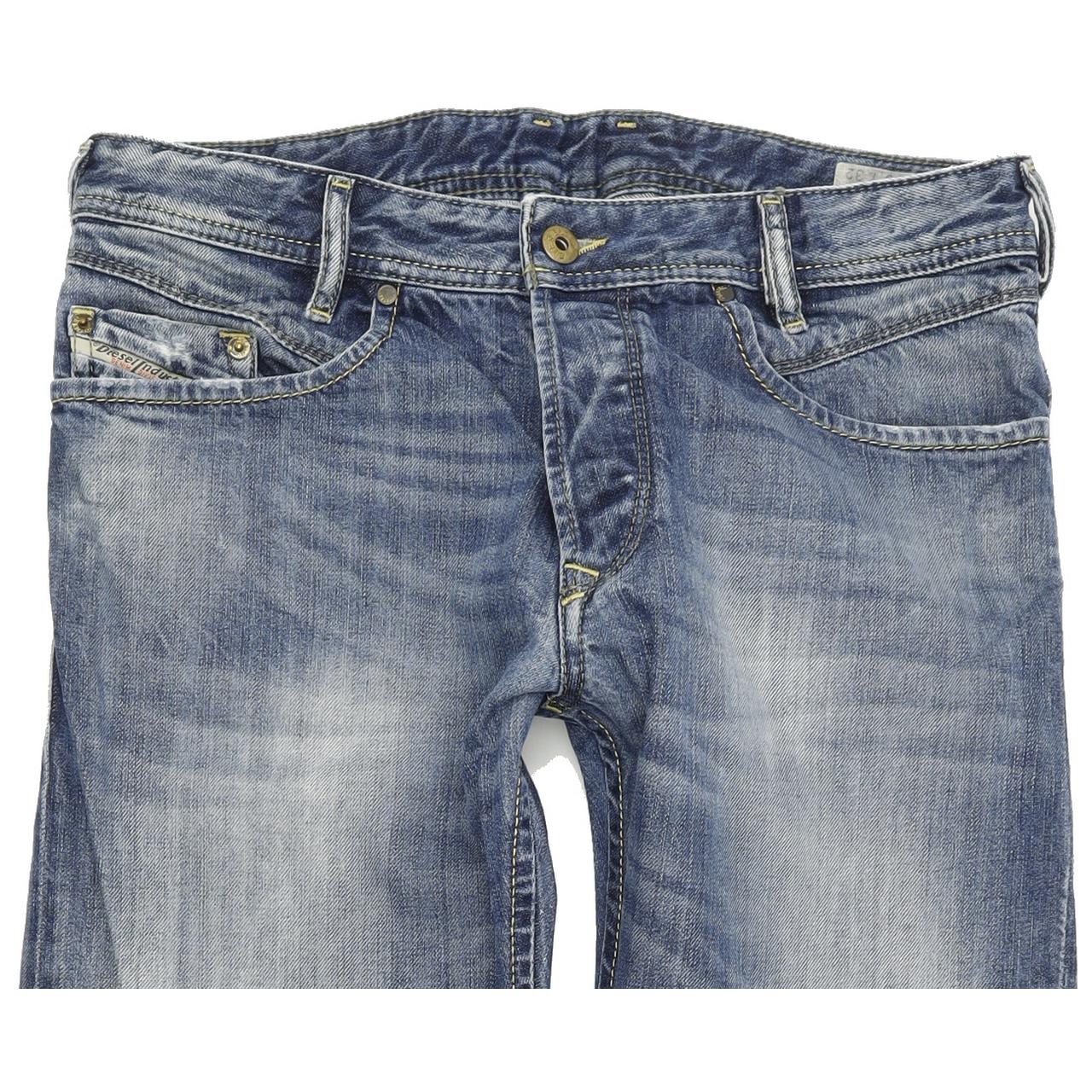 Diesel Iakop 0814A Men Blue Tapered Slim Jeans W30 L31