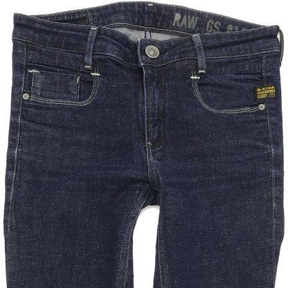 G-Star Super Blue Skinny Slim Stretch Jeans W26 L31