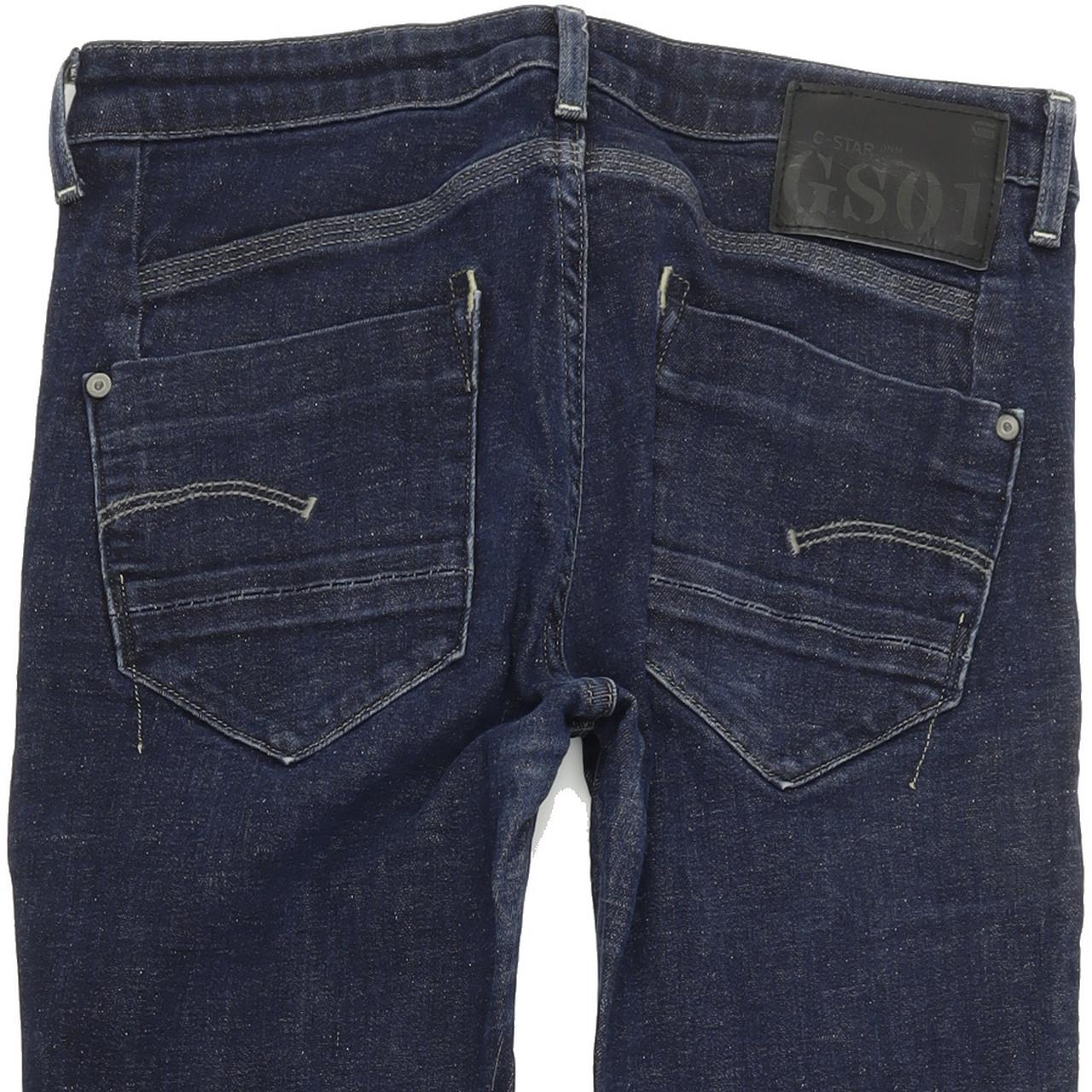 G-Star Super Blue Skinny Slim Stretch Jeans W26 L31