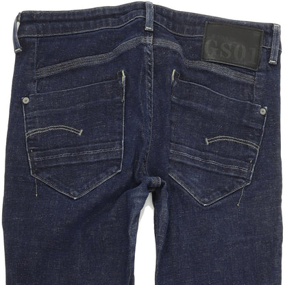 G-Star Super Blue Skinny Slim Stretch Jeans W26 L31