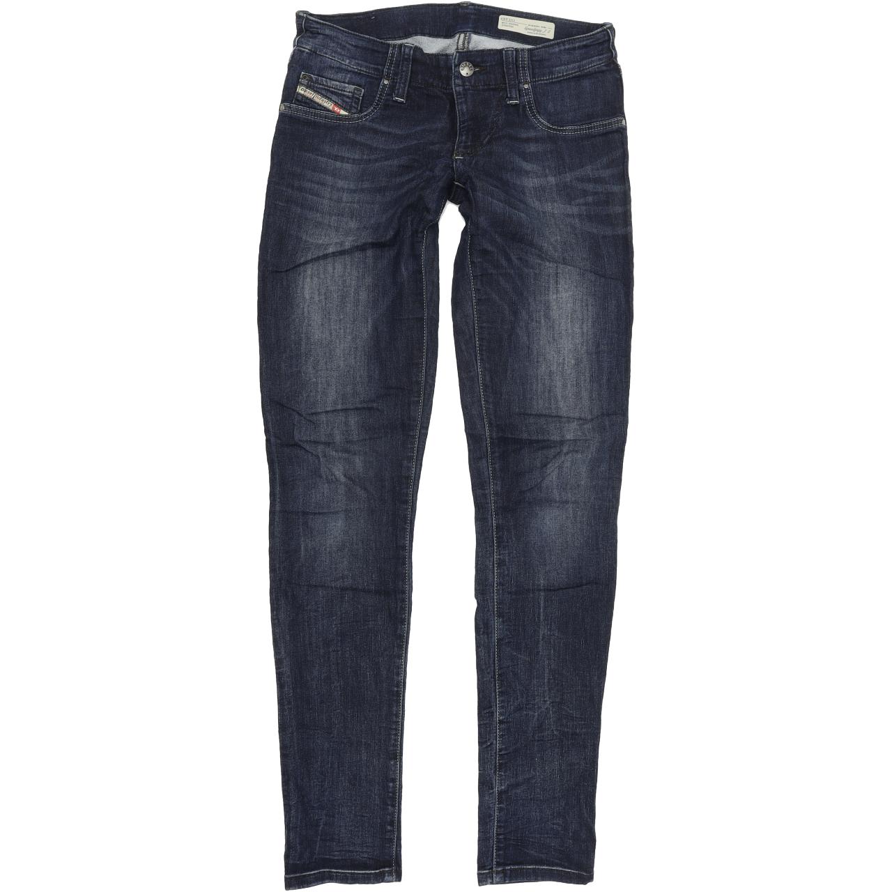 Diesel Speedjegg J S KXAWG Kids Women Blue Skinny Slim Jegging Stretch Jeans W27 L32