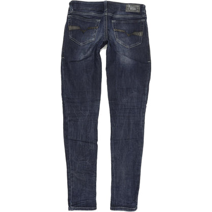 Diesel Speedjegg J S KXAWG Kids Women Blue Skinny Slim Jegging Stretch Jeans W27 L32