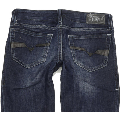 Diesel Speedjegg J S KXAWG Kids Women Blue Skinny Slim Jegging Stretch Jeans W27 L32