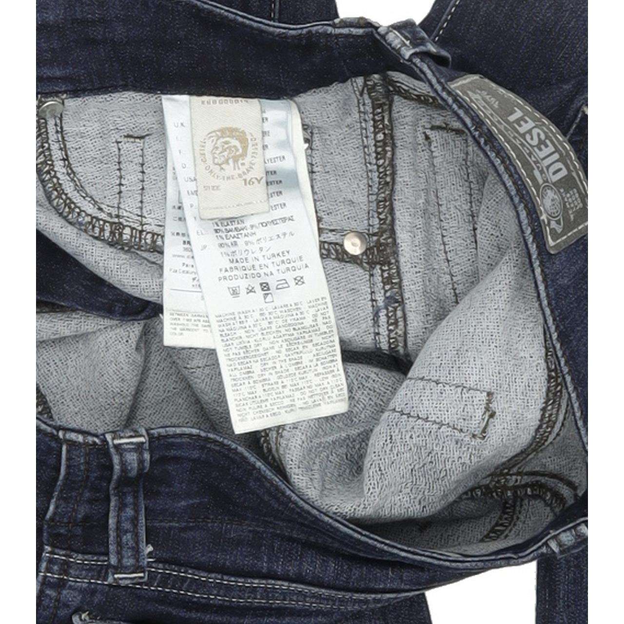 Diesel Speedjegg J S KXAWG Kids Women Blue Skinny Slim Jegging Stretch Jeans W27 L32