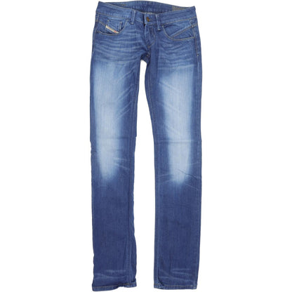 Diesel Lowette 008PZ Women Blue Straight Slim Stretch Jeans W27 L32