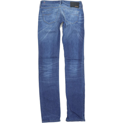 Diesel Lowette 008PZ Women Blue Straight Slim Stretch Jeans W27 L32