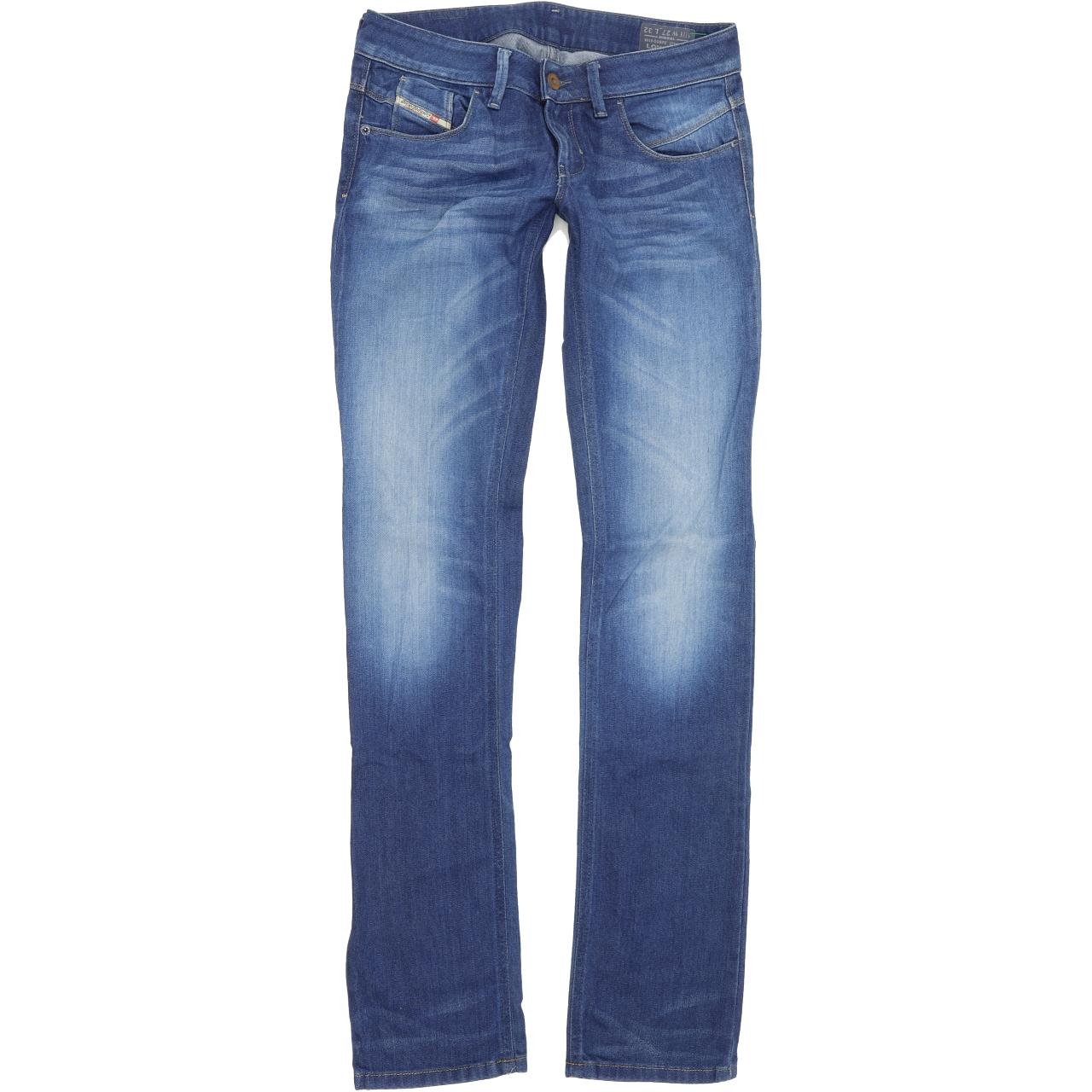Diesel Lowette 008PZ Blue Straight Slim Stretch Jeans W27 L32