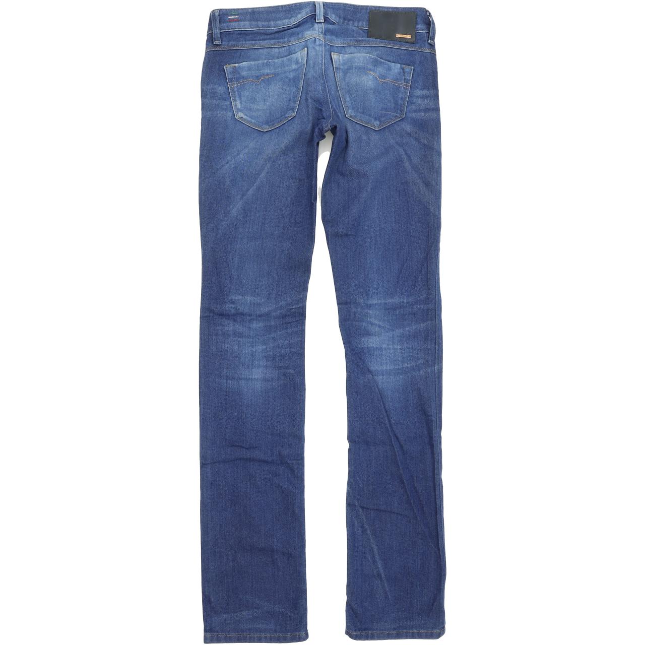 Diesel Lowette 008PZ Blue Straight Slim Stretch Jeans W27 L32