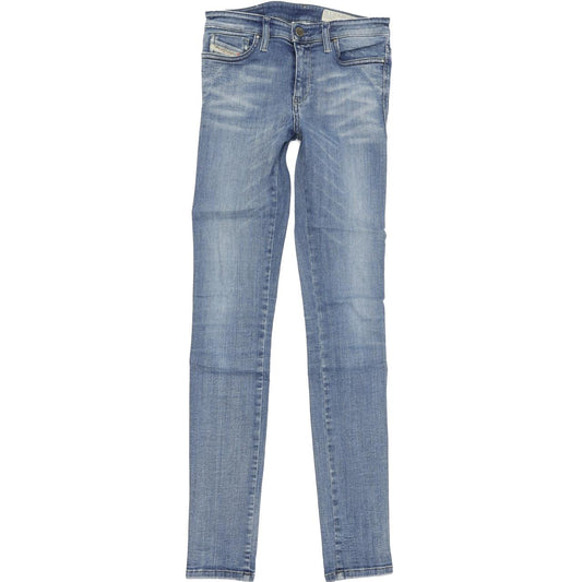 Diesel Skinzee 0R22D Women Blue Skinny Slim Stretch Jeans W26 L32