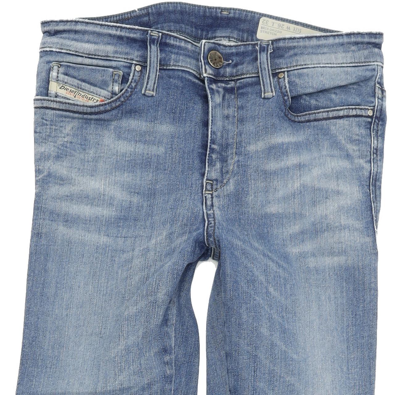 Diesel Skinzee 0R22D Women Blue Skinny Slim Stretch Jeans W26 L32