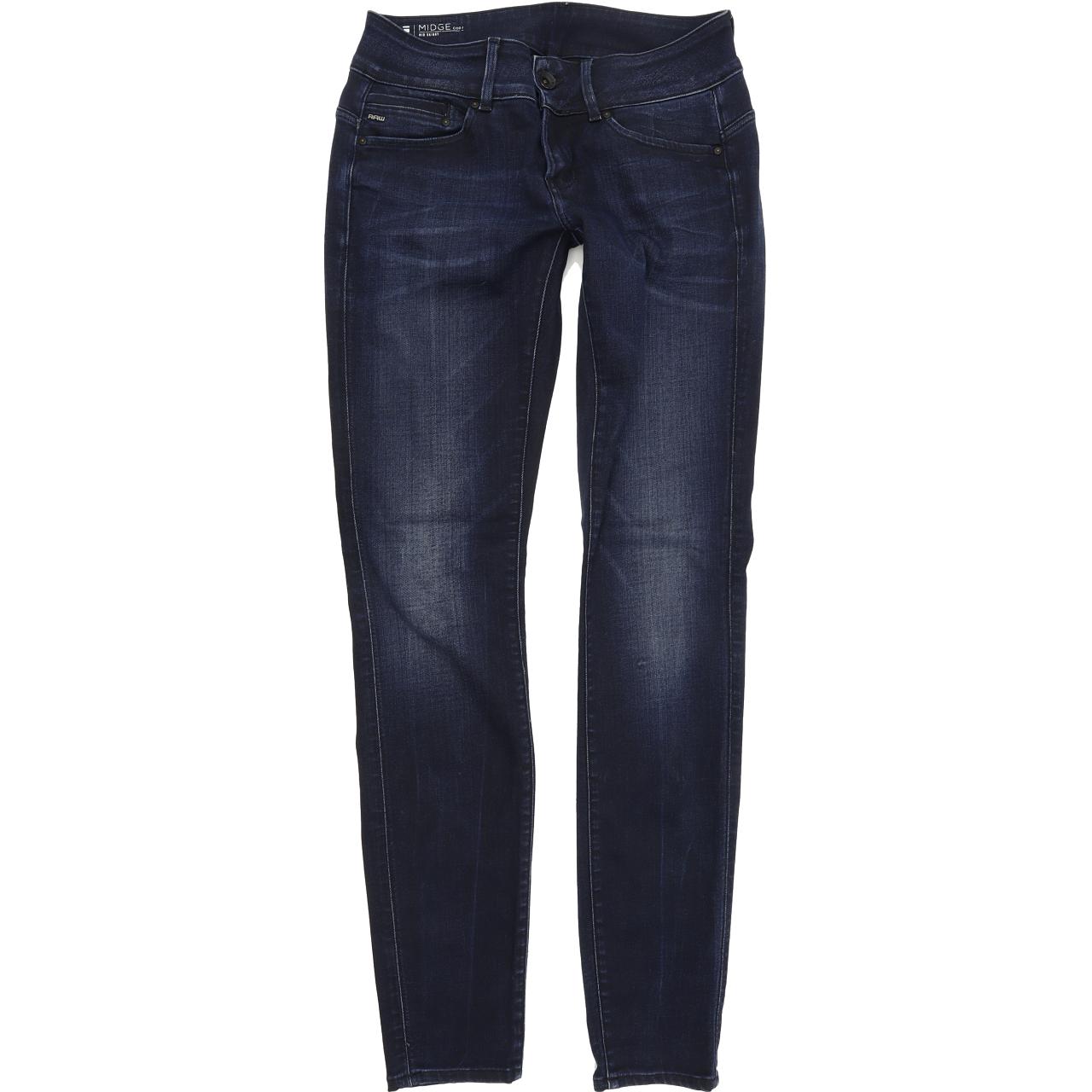 G-Star Midge Cody Women Blue Skinny Slim Stretch Jeans W27 L32
