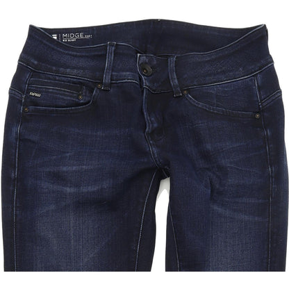 G-Star Midge Cody Women Blue Skinny Slim Stretch Jeans W27 L32