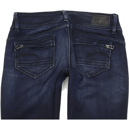 G-Star Midge Cody Women Blue Skinny Slim Stretch Jeans W27 L32