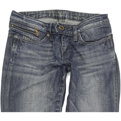 G-Star Spark Women Blue Straight Regular Jeans W27 L34