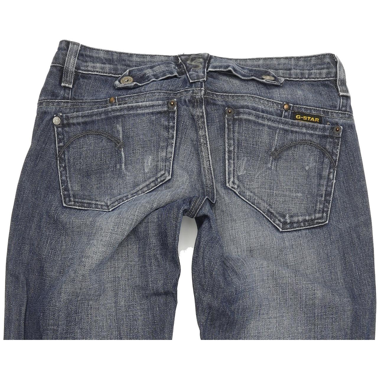 G-Star Spark Women Blue Straight Regular Jeans W27 L34