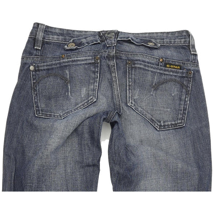 G-Star Spark Women Blue Straight Regular Jeans W27 L34