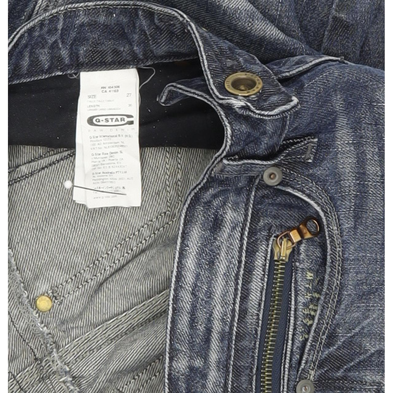 G-Star Spark Women Blue Straight Regular Jeans W27 L34