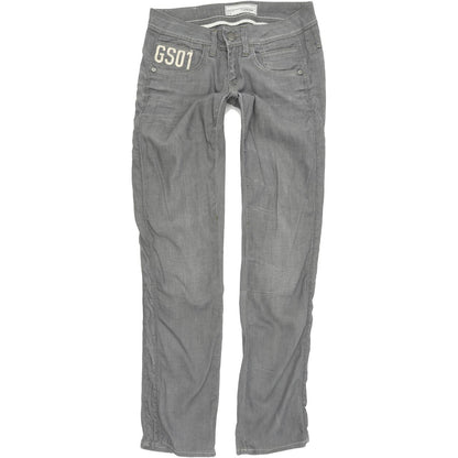 G-Star Saville Women Grey Straight Regular Stretch Jeans W28 L32