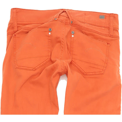 G-Star Lynn Coj Women Orange Skinny Slim Stretch Jeans W27 L32