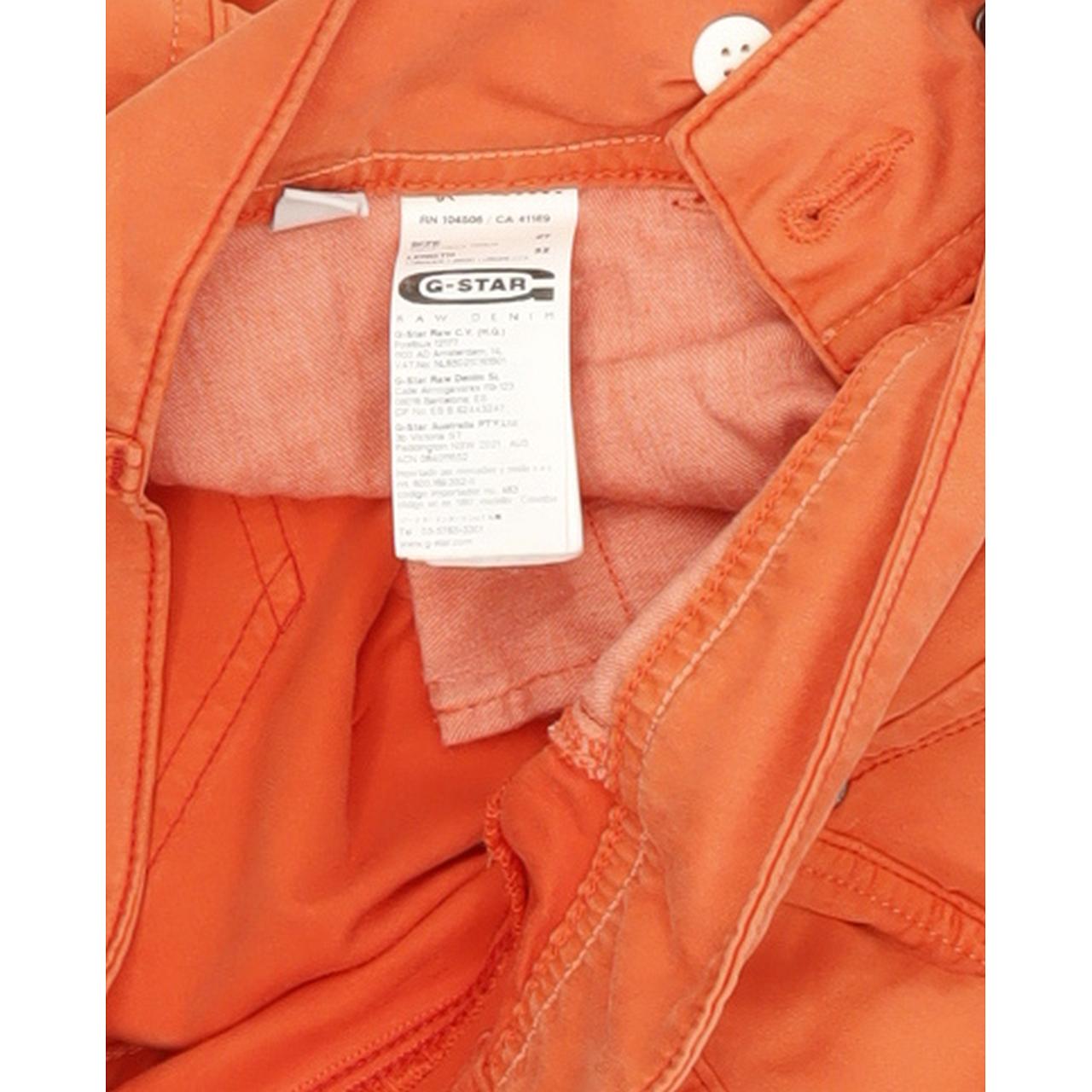 G-Star Lynn Coj Women Orange Skinny Slim Stretch Jeans W27 L32