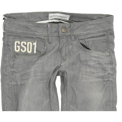 G-Star Saville Women Grey Straight Regular Stretch Jeans W29 L29