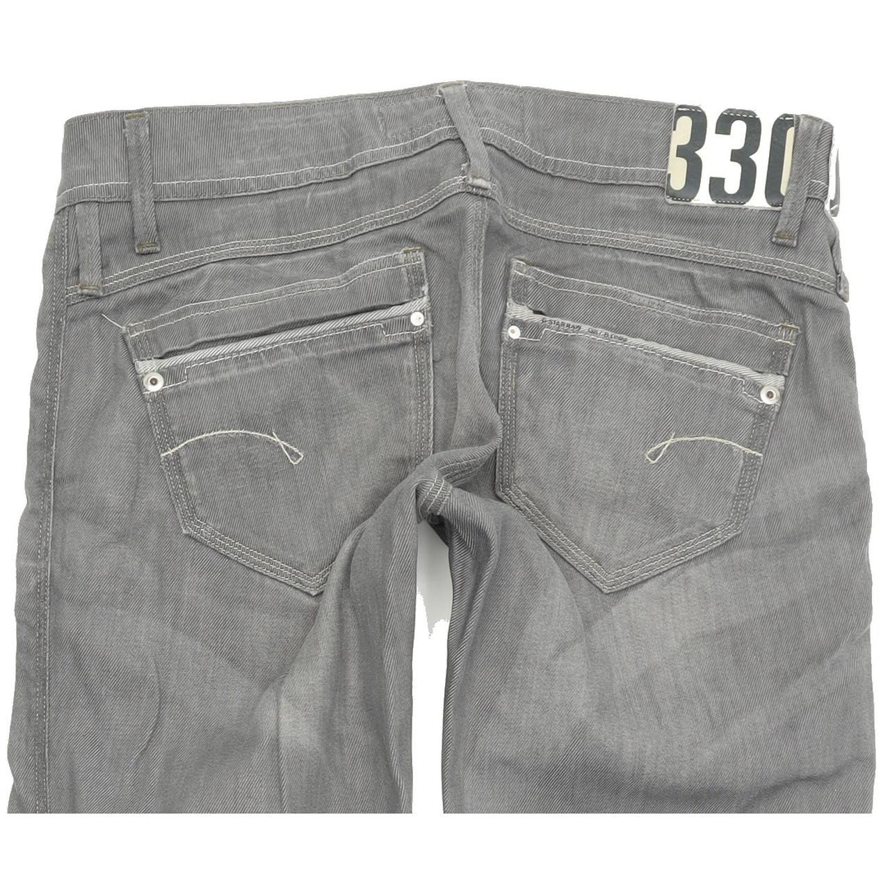 G-Star Saville Women Grey Straight Regular Stretch Jeans W29 L29