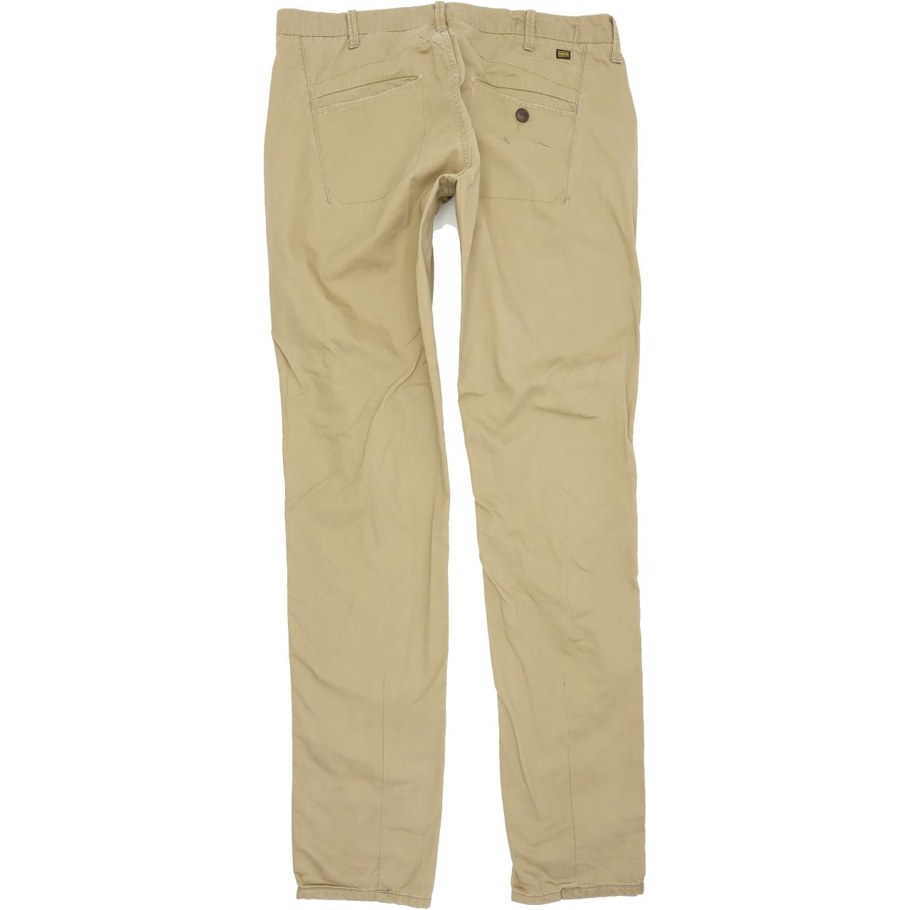 G-Star Page Women Beige Tapered Regular Chino Jeans W31 L34