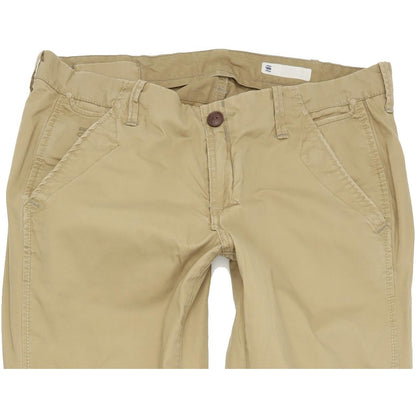 G-Star Page Women Beige Tapered Regular Chino Jeans W31 L34