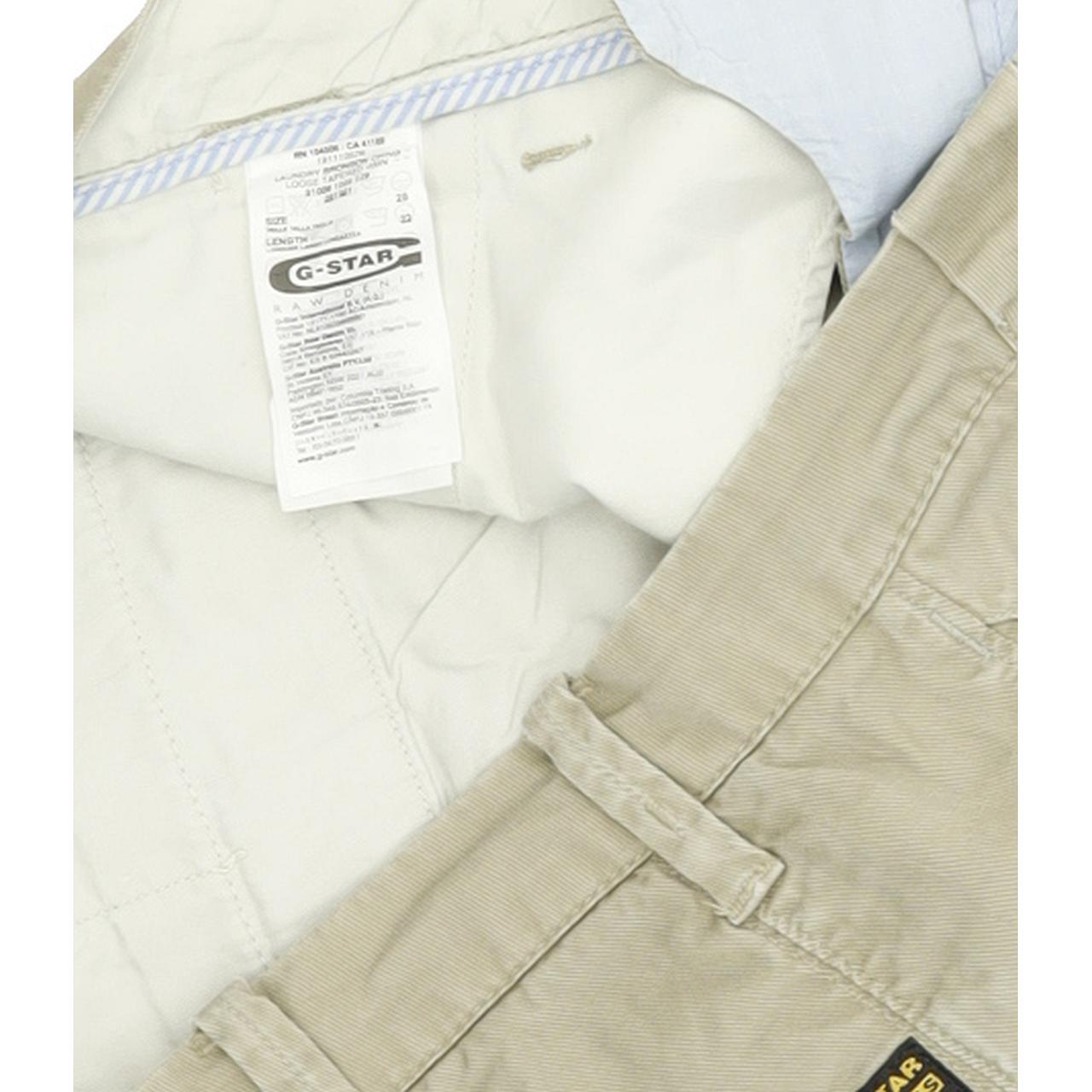 G-Star Laundry Bronson Women Beige Tapered Loose Chino Stretch Jeans W28 L32