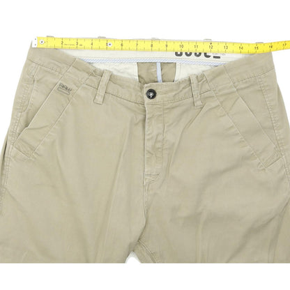 G-Star Laundry Bronson Women Beige Tapered Loose Chino Stretch Jeans W28 L32