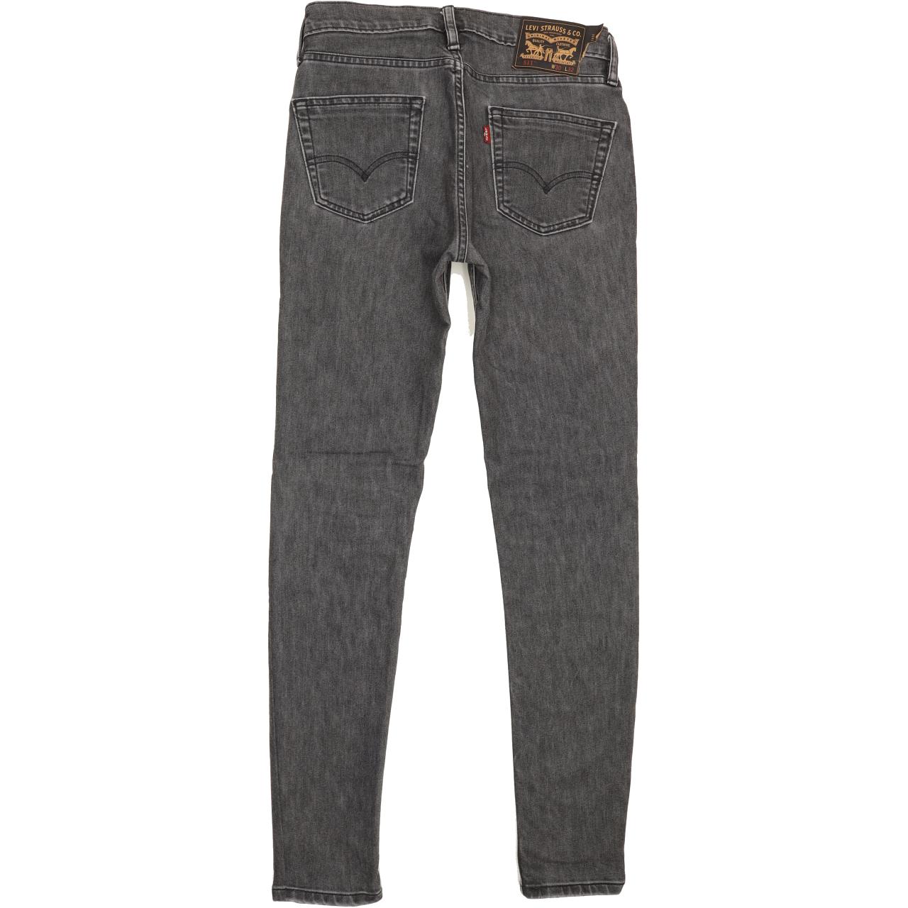 Levi's 511 Men Grey Straight Slim Jeans W30 L32