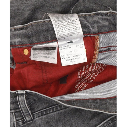 Levi's 511 Men Grey Straight Slim Jeans W30 L32