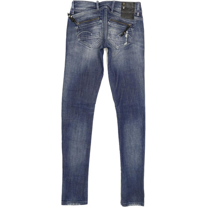 G-Star Fender Women Blue Straight Slim Stretch Jeans W25 L33