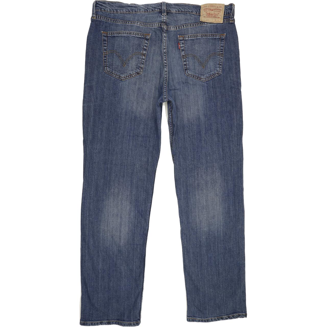 Levi's 751 Men Blue Straight Regular Stretch Jeans W38 L31