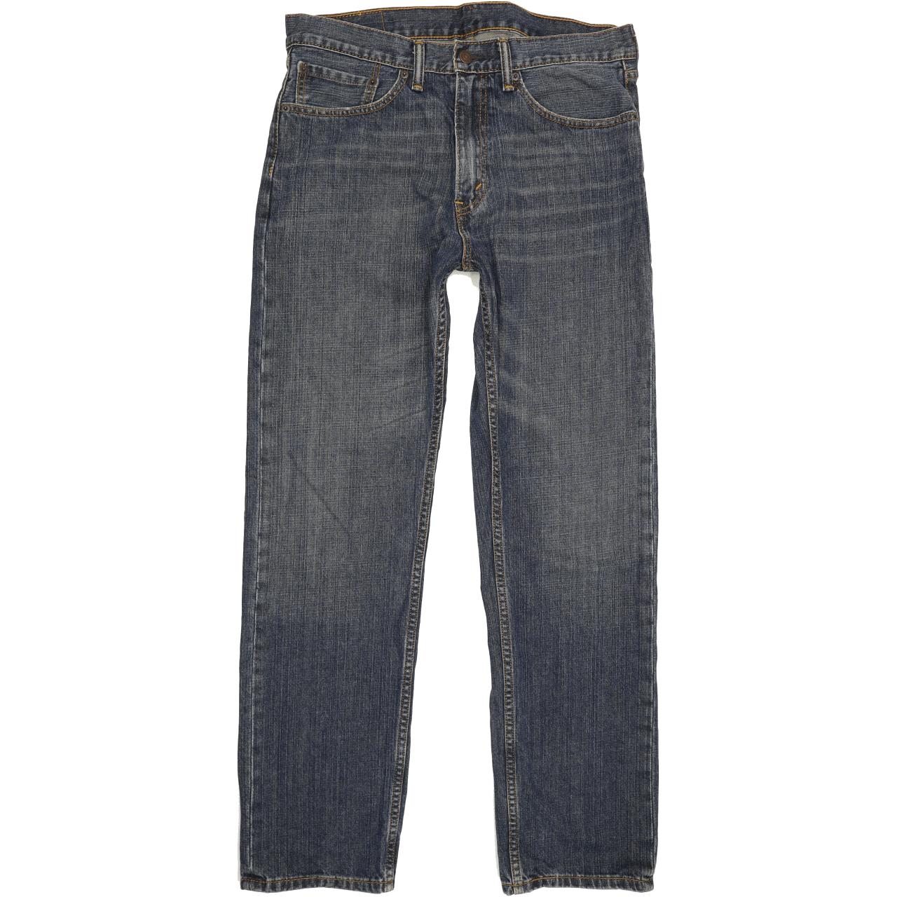 Levi's 505 Men Blue Straight Regular Jeans W34 L32