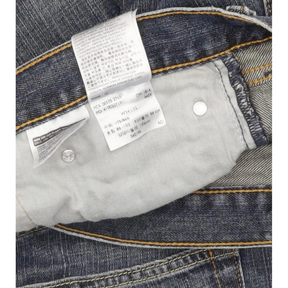 Levi's 505 Men Blue Straight Regular Jeans W34 L32