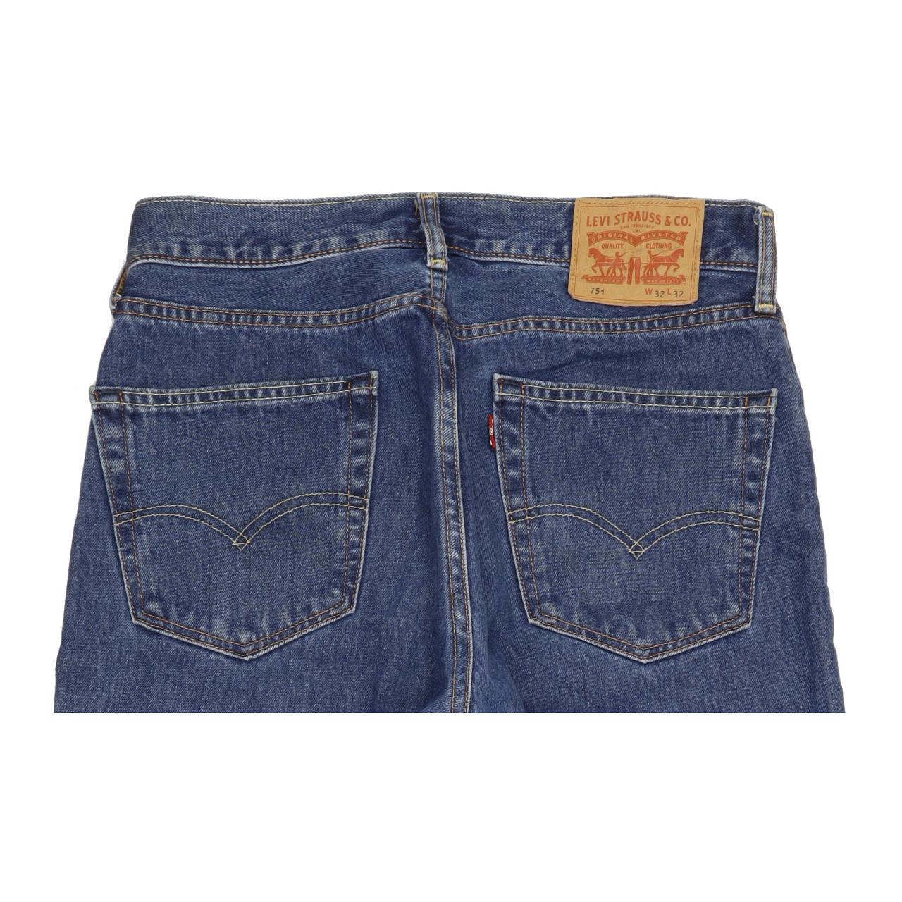 Levi's 751 Men Blue Straight Regular Jeans W32 L31