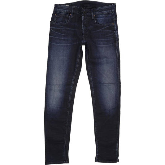 G-Star 3301 Men Blue Straight Slim Stretch Jeans W30 L31