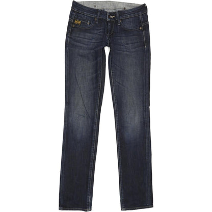 G-Star Midge Women Blue Straight Slim Stretch Jeans W26 L33