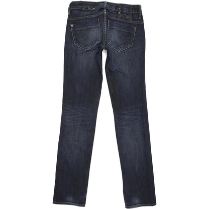 G-Star Midge Women Blue Straight Slim Stretch Jeans W26 L33