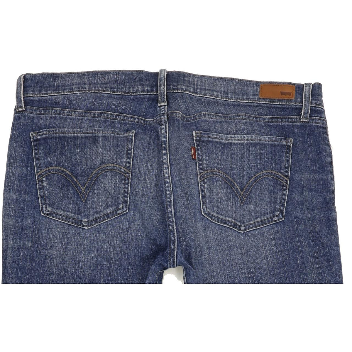 Levi's 524 Women Blue Straight Slim Stretch Jeans W34 L31
