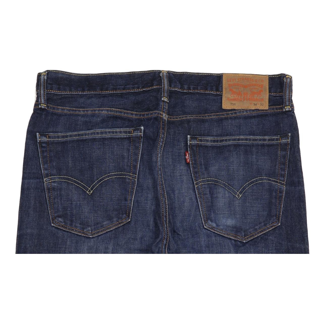 Levi's 751 Men Blue Straight Regular Jeans W36 L30