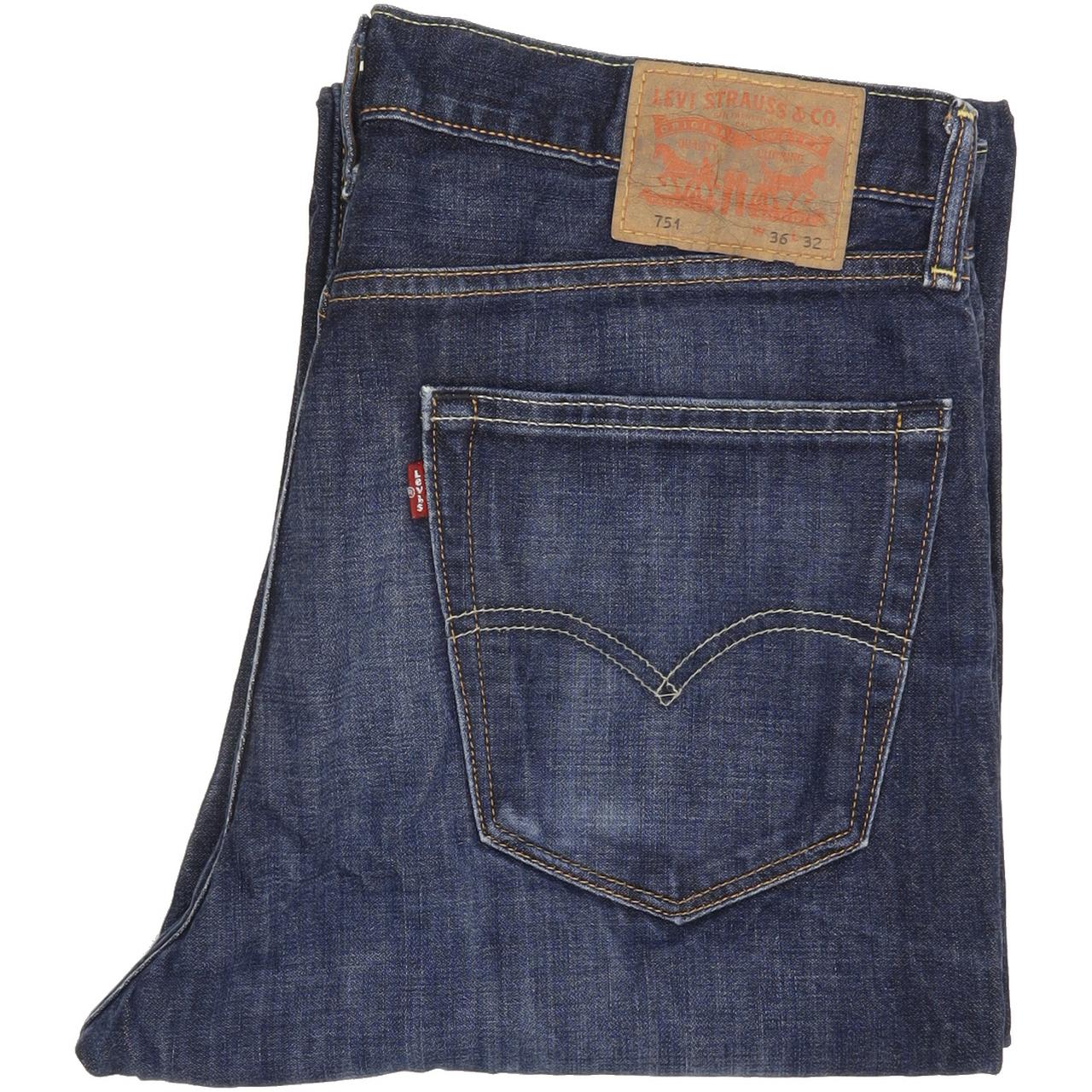 Levi's 751 Men Blue Straight Regular Jeans W36 L30