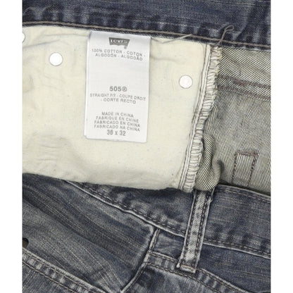 Levi's 505 Men Blue Straight Regular Jeans W36 L30