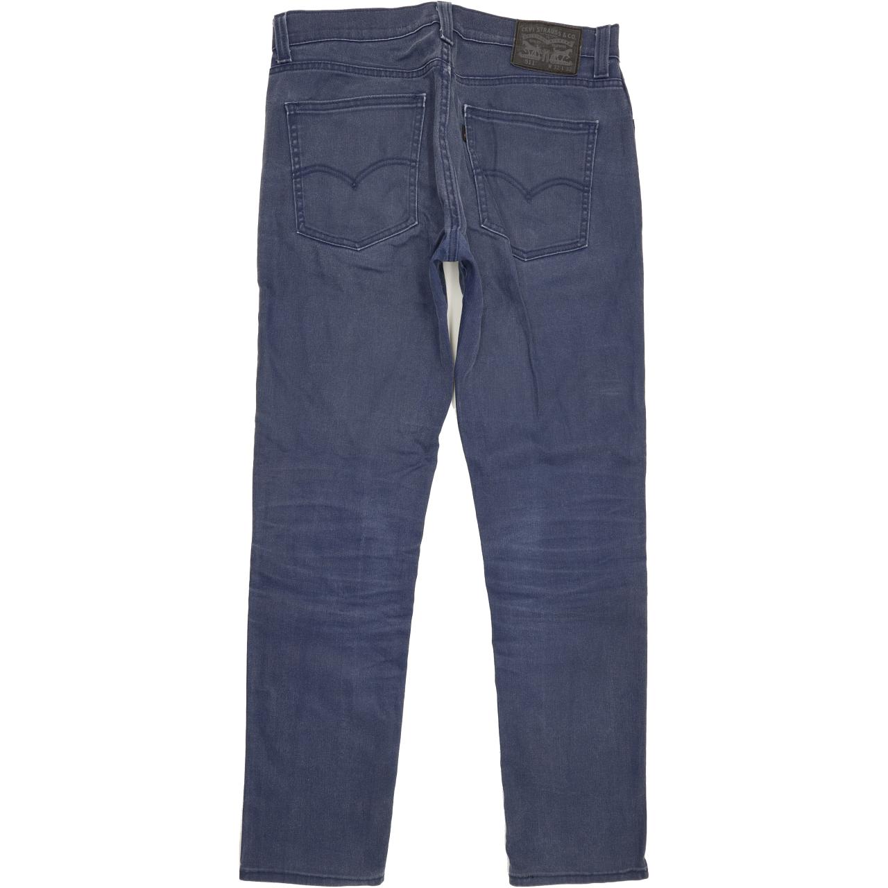 Levi's 511 Men Blue Straight Slim Stretch Jeans W32 L31