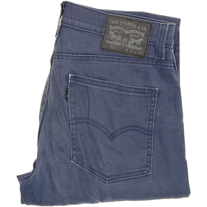Levi's 511 Men Blue Straight Slim Stretch Jeans W32 L31